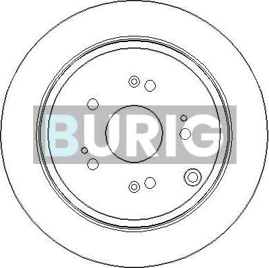 Burig B010274 - Disque de frein cwaw.fr