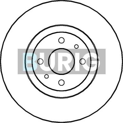 Burig B010277 - Disque de frein cwaw.fr