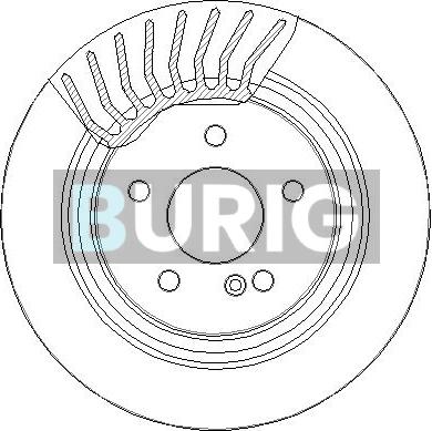 Burig B010747 - Disque de frein cwaw.fr