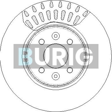 Burig B010755 - Disque de frein cwaw.fr