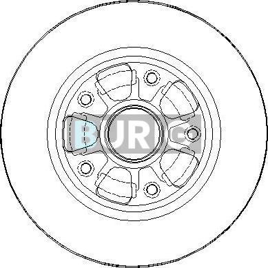 Burig B010762 - Disque de frein cwaw.fr