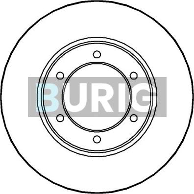 Burig B010713 - Disque de frein cwaw.fr