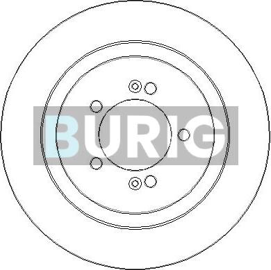 Burig B010712 - Disque de frein cwaw.fr