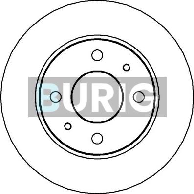 Burig B010788 - Disque de frein cwaw.fr