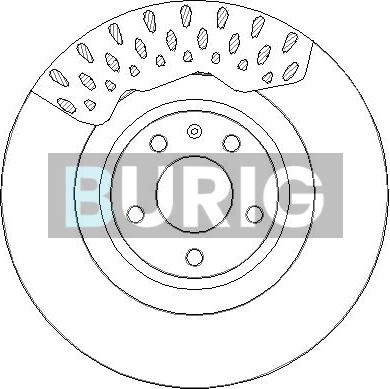 Burig B010726 - Disque de frein cwaw.fr