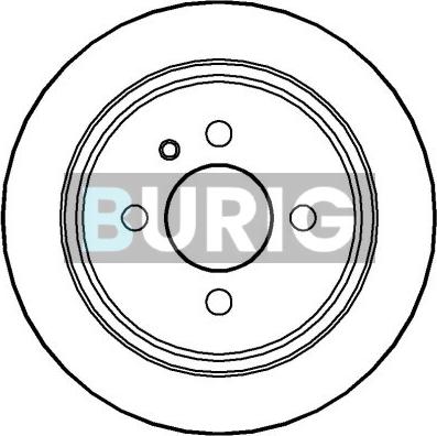 Burig B010774 - Disque de frein cwaw.fr