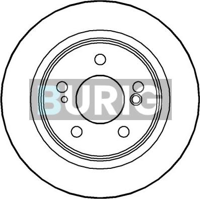 Burig B010770 - Disque de frein cwaw.fr