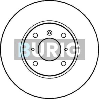 Burig B010778 - Disque de frein cwaw.fr