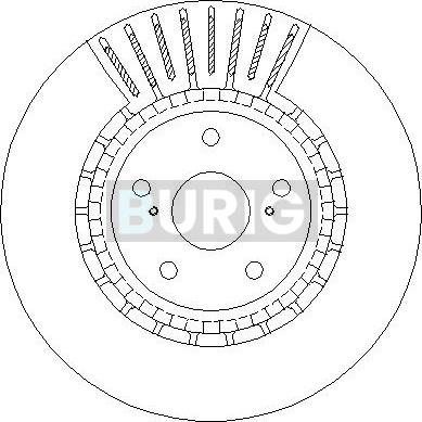 Burig B011656 - Disque de frein cwaw.fr