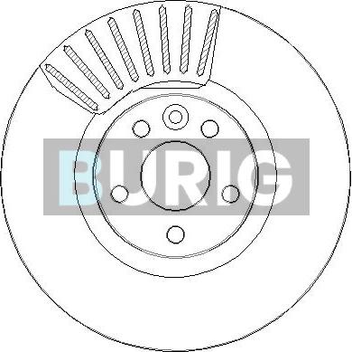 Burig B011040 - Disque de frein cwaw.fr