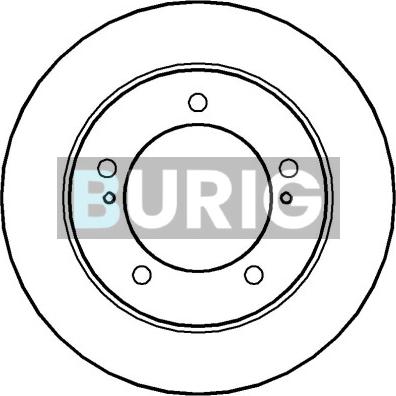 Burig B011056 - Disque de frein cwaw.fr