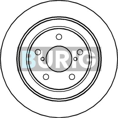 Burig B011065 - Disque de frein cwaw.fr