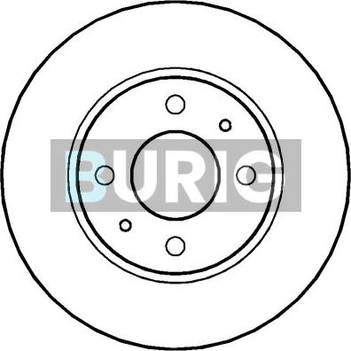 Burig B011000 - Disque de frein cwaw.fr