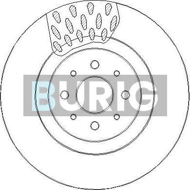 Burig B011008 - Disque de frein cwaw.fr