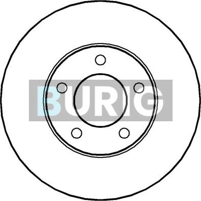 Burig B011015 - Disque de frein cwaw.fr