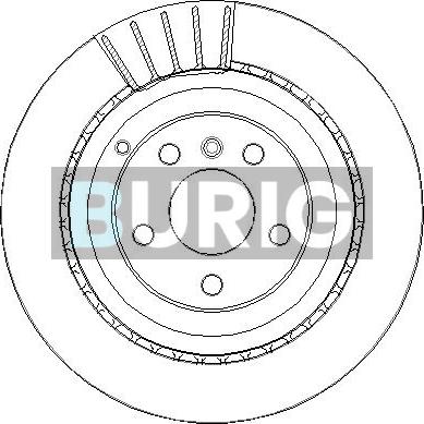 Burig B011012 - Disque de frein cwaw.fr