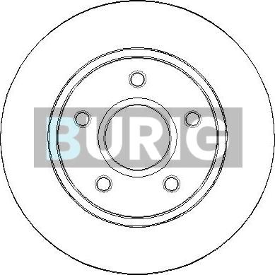 Burig B011017 - Disque de frein cwaw.fr