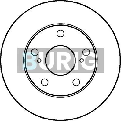 Burig B011085 - Disque de frein cwaw.fr