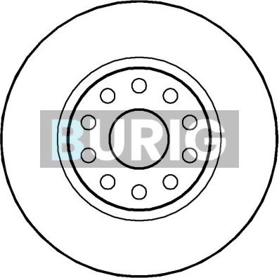 Burig B011076 - Disque de frein cwaw.fr