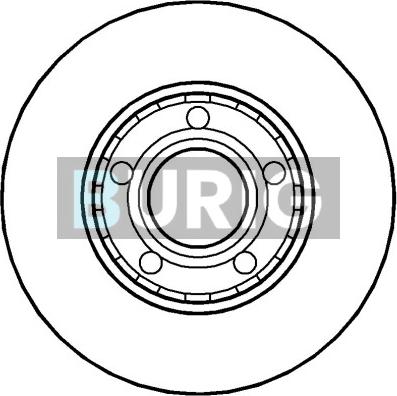 Burig B011192 - Disque de frein cwaw.fr