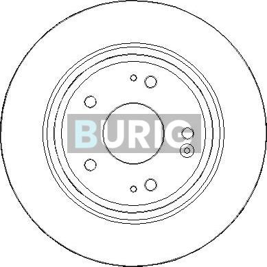 Burig B011154 - Disque de frein cwaw.fr