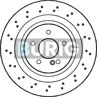 Burig B011151 - Disque de frein cwaw.fr