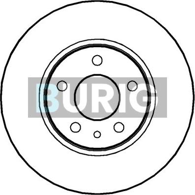 Burig B011157 - Disque de frein cwaw.fr