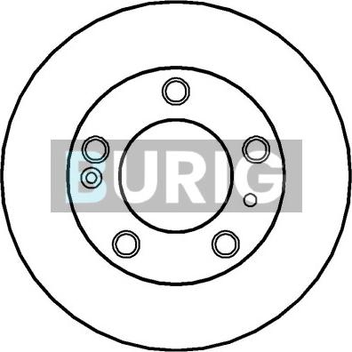 Burig B011168 - Disque de frein cwaw.fr