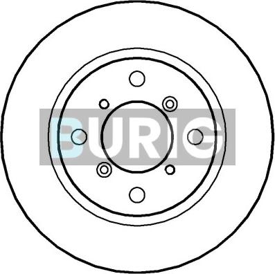 Burig B011115 - Disque de frein cwaw.fr