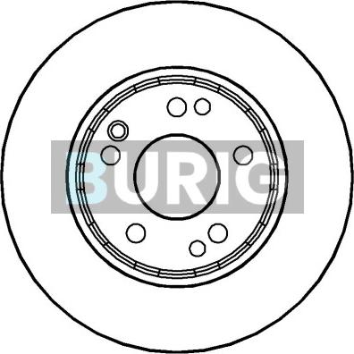 Burig B011189 - Disque de frein cwaw.fr