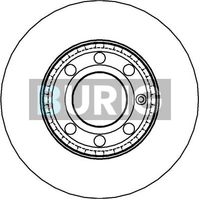 Burig B011181 - Disque de frein cwaw.fr