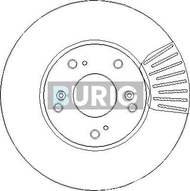 Burig B011121 - Disque de frein cwaw.fr