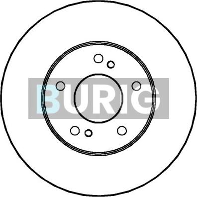 Burig B011123 - Disque de frein cwaw.fr