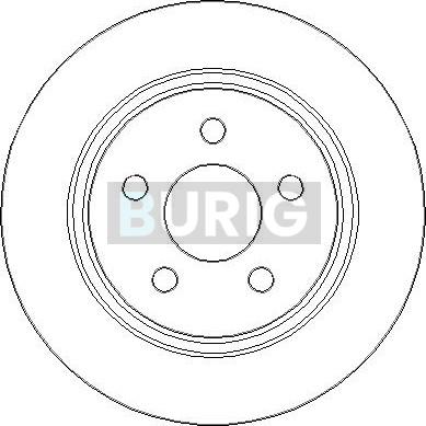 Burig B011395 - Disque de frein cwaw.fr