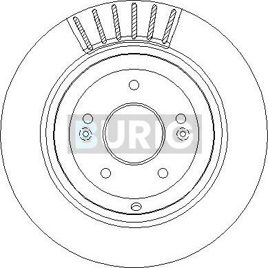 Burig B011324 - Disque de frein cwaw.fr