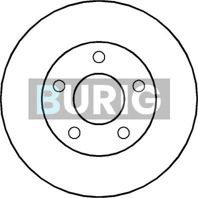 Burig B011288 - Disque de frein cwaw.fr