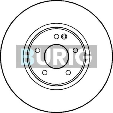 Burig B011287 - Disque de frein cwaw.fr