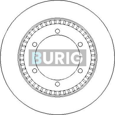 Burig B011239 - Disque de frein cwaw.fr