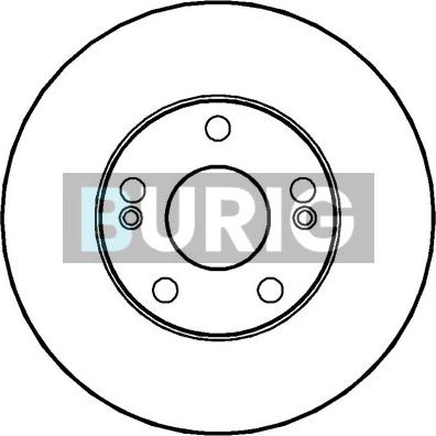 Burig B011279 - Disque de frein cwaw.fr