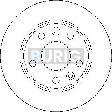 Burig B011731 - Disque de frein cwaw.fr