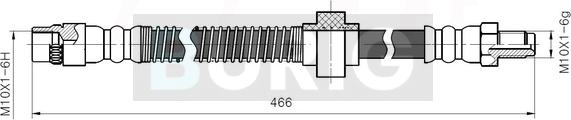 Burig B080044 - Flexible de frein cwaw.fr