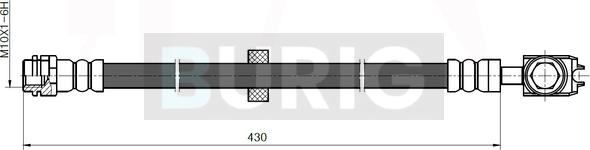 Burig B080042 - Flexible de frein cwaw.fr