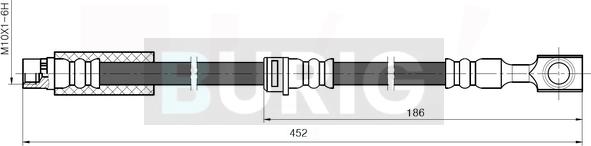 Burig B080011 - Flexible de frein cwaw.fr