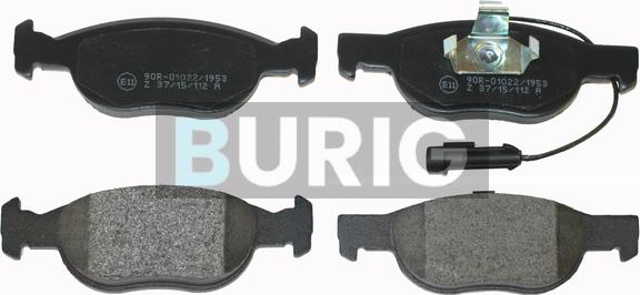 Burig B020489 - Kit de plaquettes de frein, frein à disque cwaw.fr