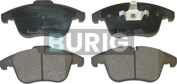 Burig B020555 - Kit de plaquettes de frein, frein à disque cwaw.fr