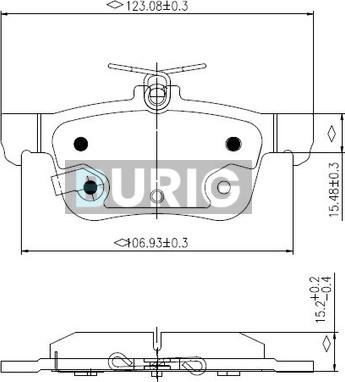 Burig B020581 - Kit de plaquettes de frein, frein à disque cwaw.fr