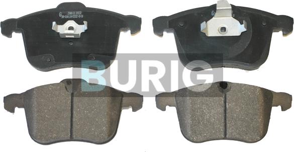 Burig B020575 - Kit de plaquettes de frein, frein à disque cwaw.fr