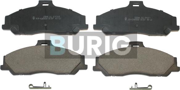 Burig B020571 - Kit de plaquettes de frein, frein à disque cwaw.fr