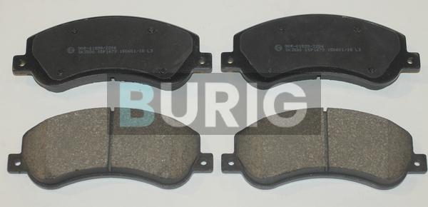 Burig B020641 - Kit de plaquettes de frein, frein à disque cwaw.fr