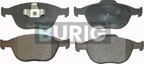 Burig B020060 - Kit de plaquettes de frein, frein à disque cwaw.fr